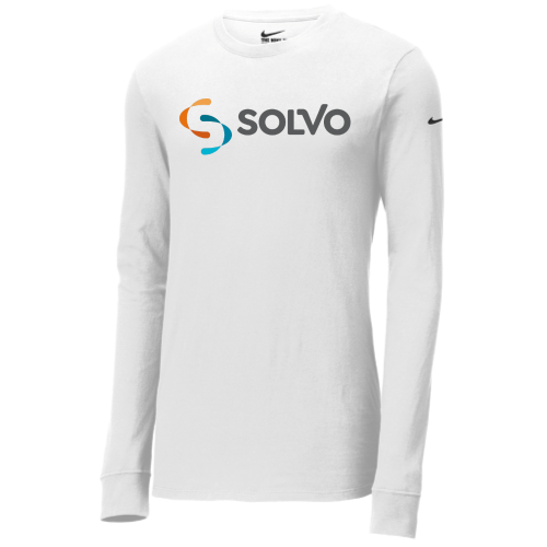 Solvo - Nike Dri-FIT Cotton/Poly Long Sleeve - White