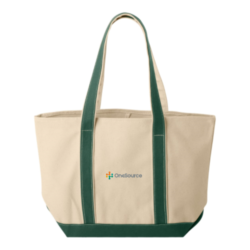 One Source - 16 Ounce Cotton Canvas Tote