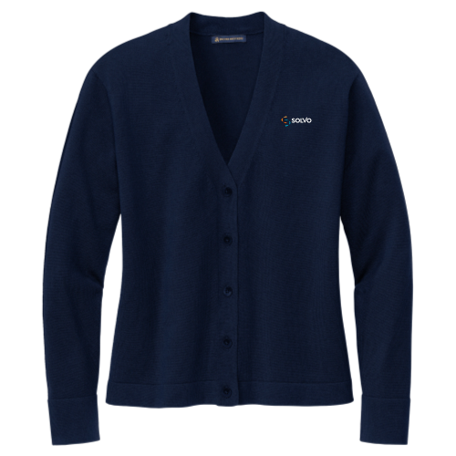 Solvo - Brooks Brothers Women's Cotton Stretch Cardigan Sweater v1
