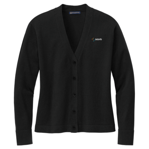 Solvo - Brooks Brothers Women's Cotton Stretch Cardigan Sweater v1
