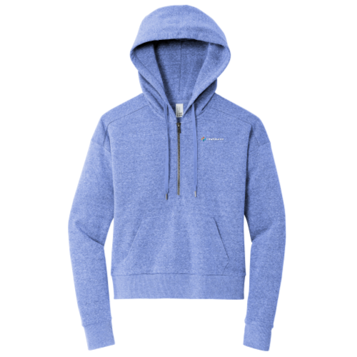 One Source - District Women's Perfect Tri Fleece 1/2-Zip Pullover