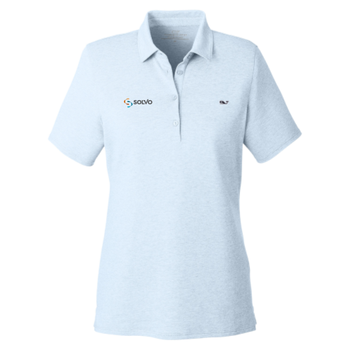 Solvo - Vineyard Vines Ladies Edgarton Pique Polo v2