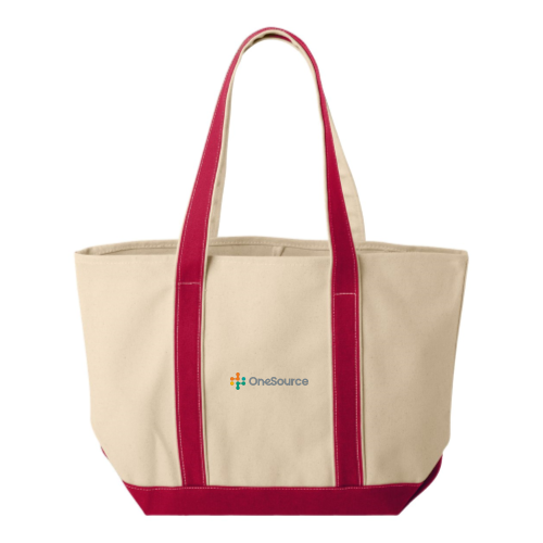 One Source - 16 Ounce Cotton Canvas Tote