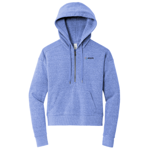 Solvo - District Women's Perfect Tri Fleece 1/2-Zip Pullover
