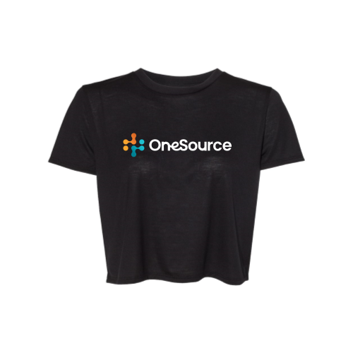 One Source - Ladies Flowy Cropped T-Shirt