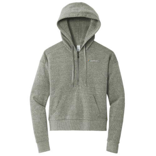 One Source - District Women's Perfect Tri Fleece 1/2-Zip Pullover