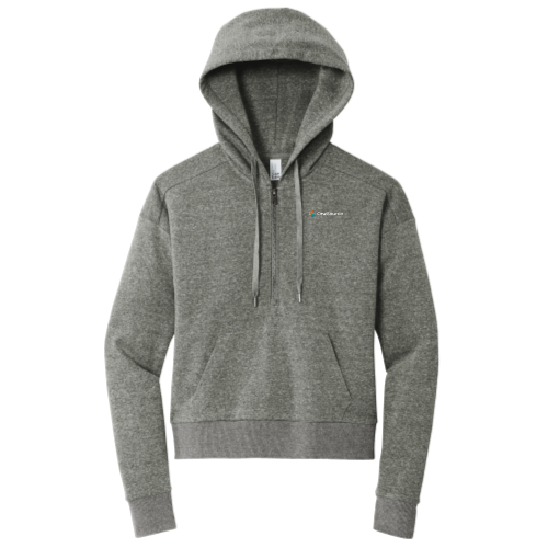 One Source - District Women's Perfect Tri Fleece 1/2-Zip Pullover