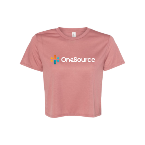One Source - Ladies Flowy Cropped T-Shirt