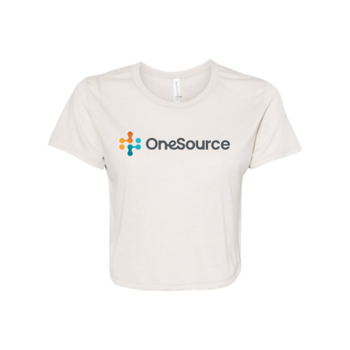 One Source - Ladies Flowy Cropped T-Shirt
