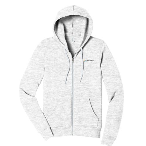 One Source - Unisex Sponge Fleece Full-Zip Hooded Sweatshirt