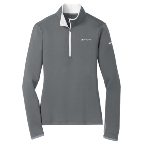 One Source - PRINTED - Nike Golf Ladies Dri-FIT Stretch 1/2-Zip Cover-Up