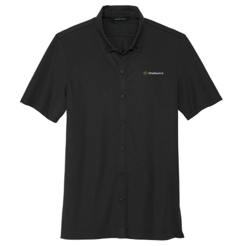 One Source - Mercer+Mettle Men's Stretch Pique Full-Button Polo v2