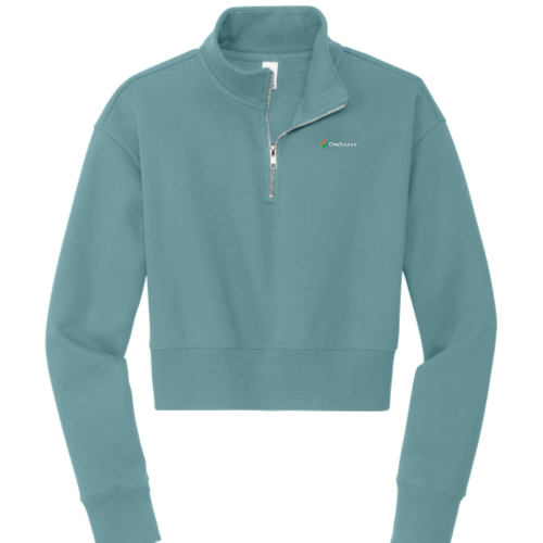 One Source - District Women's V.I.T. Fleece 1/2-Zip v1