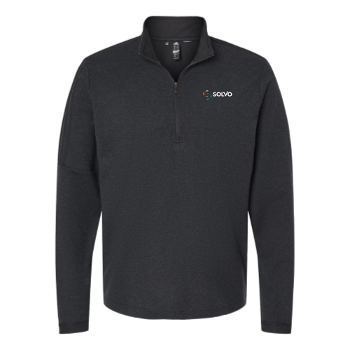 Solvo - 3-Stripes Quarter-Zip Sweater