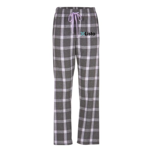 Charcoal Lavender Tomboy Plaid