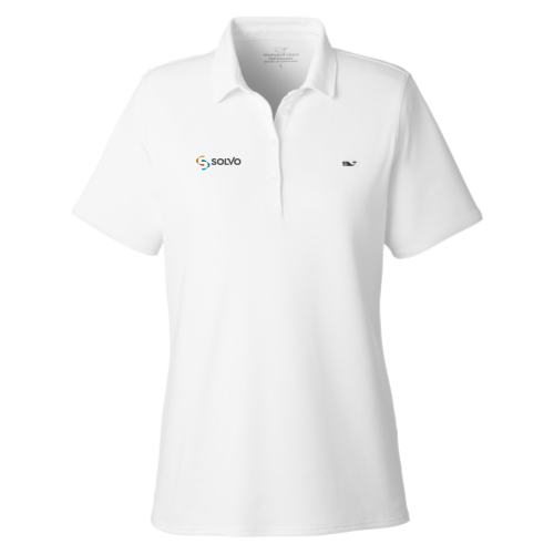 Solvo - Vineyard Vines Ladies Edgarton Pique Polo v2
