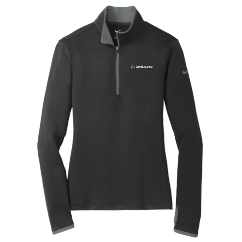 One Source - PRINTED - Nike Golf Ladies Dri-FIT Stretch 1/2-Zip Cover-Up