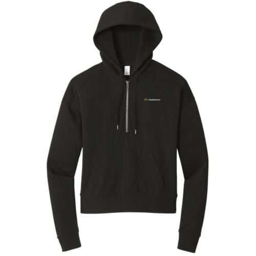 One Source - District Women's Perfect Tri Fleece 1/2-Zip Pullover